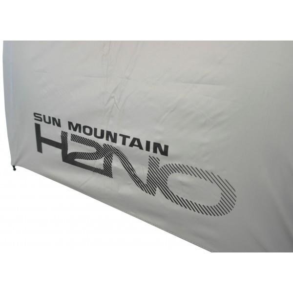 Sun Mountain H2NO UV 30SPF Dual Canopy paraguas automático de doble dosel, plateado
