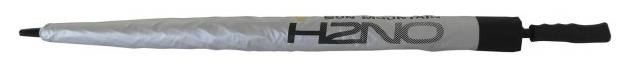 Sun Mountain H2NO UV 30SPF Dual Canopy paraguas automático de doble dosel, plateado