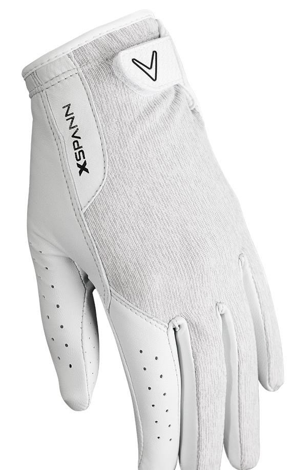 Callaway X Spann 19 guante de golf para mujer, blanco