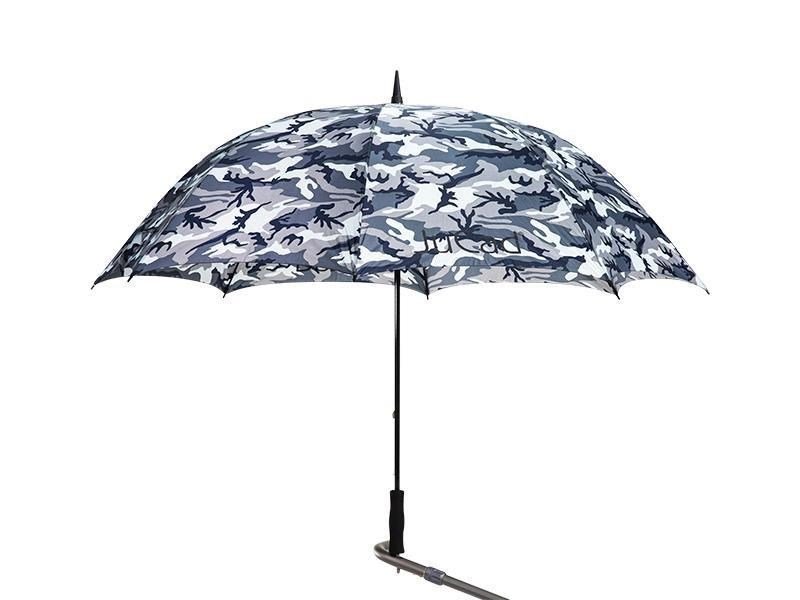 JuCad paraguas de golf 68" con pin, camuflaje/gris
