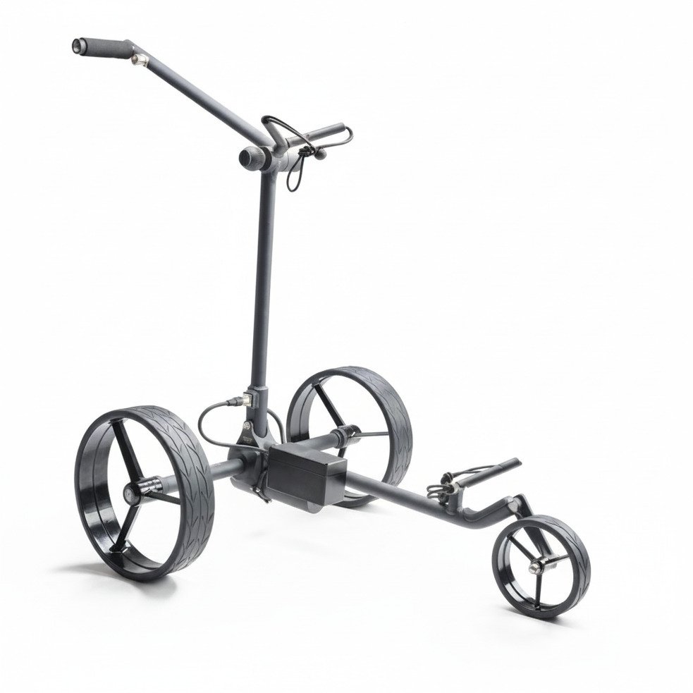 Davies Caddy SMART DHC carrito eléctrico, negro mate