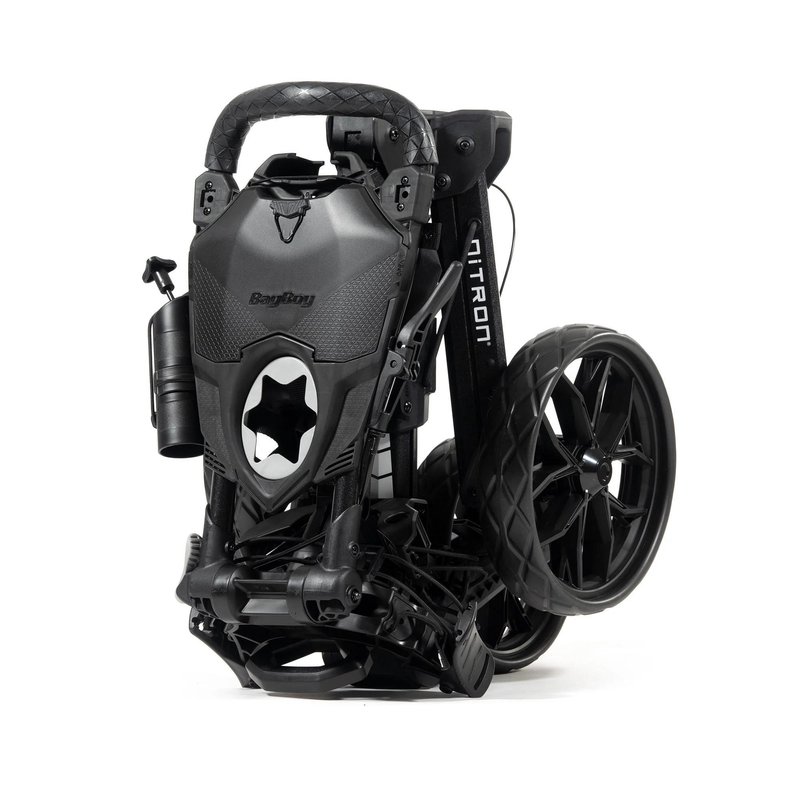 Bag Boy Nitron Auto-Open carrito manual, negro/negro