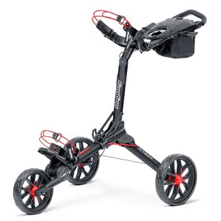 Bag Boy Nitron Auto-Open carrito manual, negro/rojo