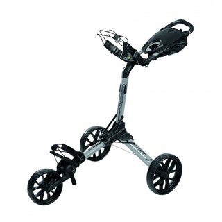 Bag Boy Nitron Auto-Open carrito manual, plateado/negro