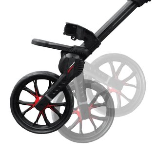 Bag Boy Nitron Auto-Open carrito manual, plateado/negro