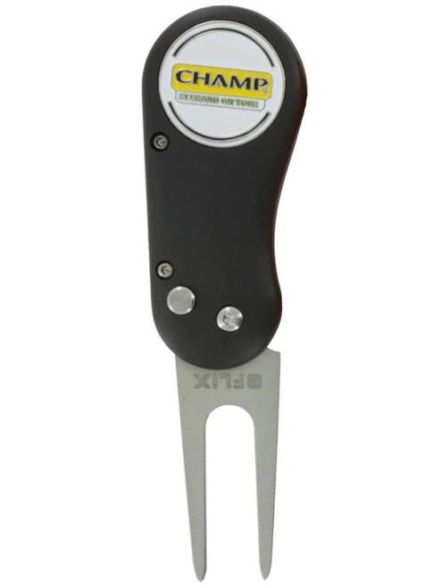 Champ Champ FLIX Lite herramienta de reparación de divot, negro