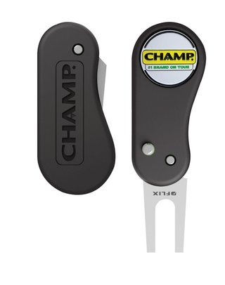 Champ Champ FLIX Lite herramienta de reparación de divot, negro