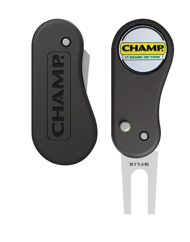 Champ Champ FLIX Lite herramienta de reparación de divot, negro