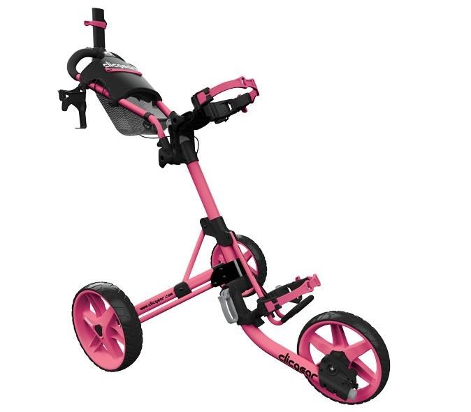 Clicgear M4 carrito manual, rosa suave