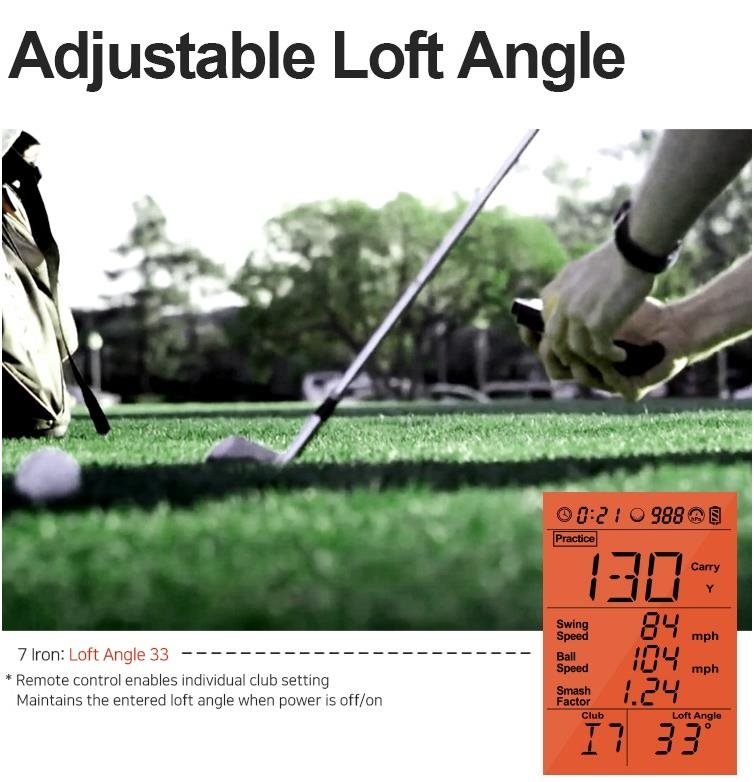 Voice Caddie Swing Caddie Launch Monitor SC200+ negro