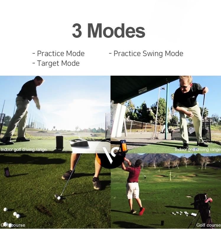 Voice Caddie Swing Caddie Launch Monitor SC200+ negro
