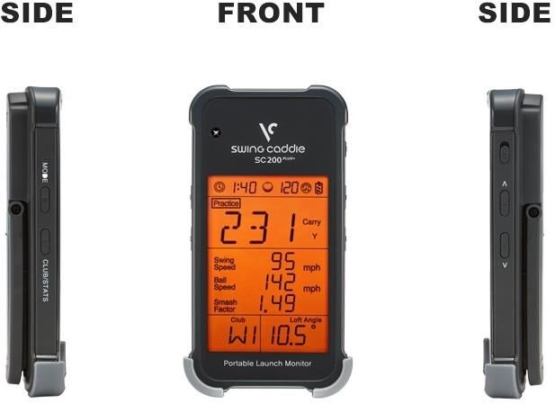Voice Caddie Swing Caddie Launch Monitor SC200+ negro