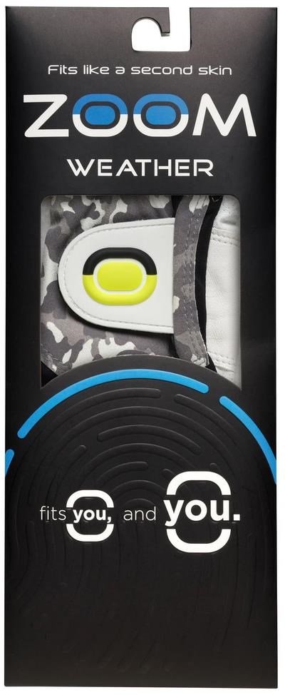 Zoom Zoom Weather guante de golf para hombre, blanco/camuflaje