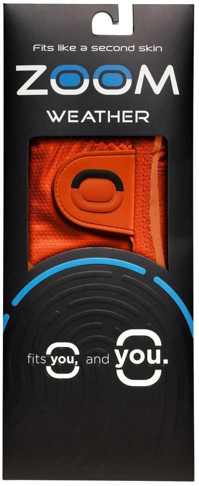 Zoom Zoom Weather guante de golf para hombre, naranja