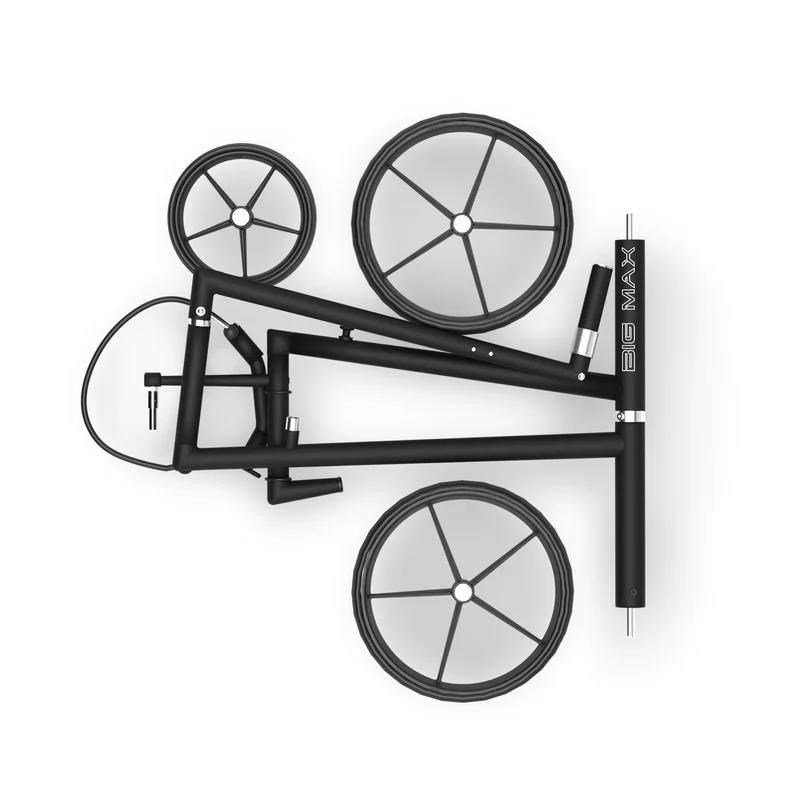 Big Max e-LITE 3 PHANTOM carrito eléctrico de golf negro + batería y cargador
