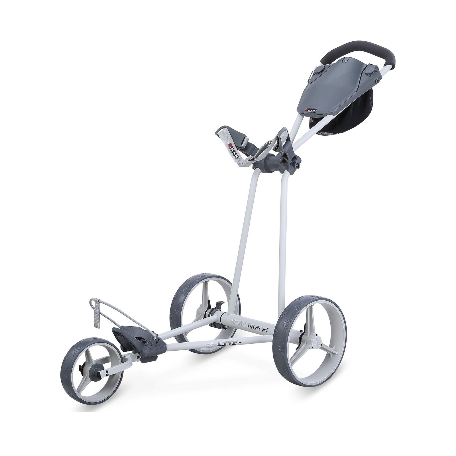 Big Max Ti Lite carrito de golf manual, gris