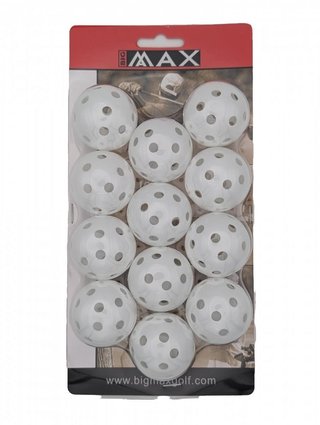 Big Max Airballs pelotas de golf de entrenamiento (12 unidades), blanco