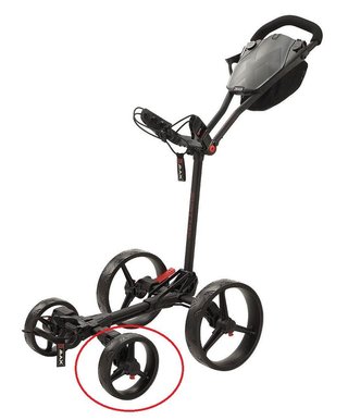 Big Max Recambio - Rueda Delantera Big Max para Blade Quattro, negro