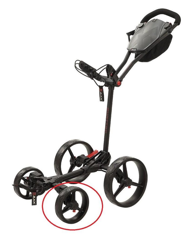 Big Max Recambio - Rueda Delantera Big Max para Blade Quattro, negro