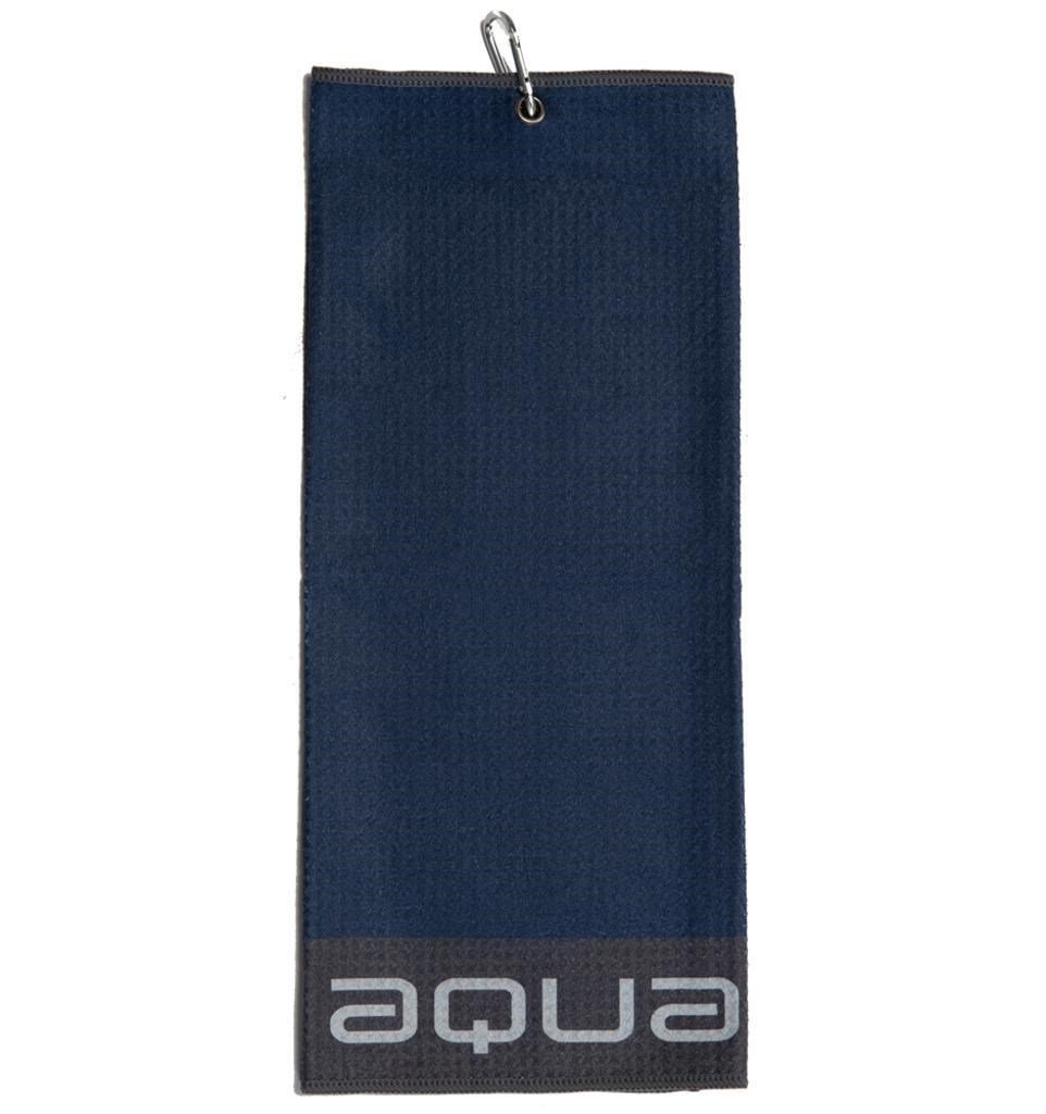 Big Max Aqua Trifold toalla de golf, azul marino/carbón