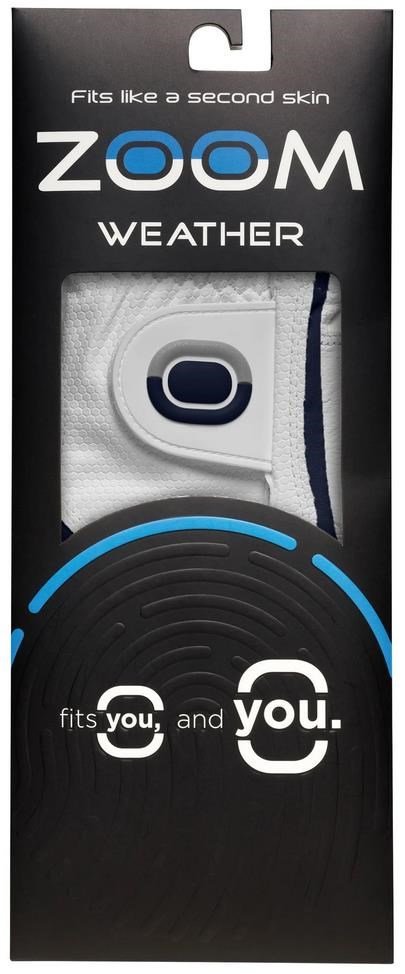 Zoom Zoom Weather guante de golf para hombre, azul marino/blanco, MLH