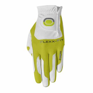 Zoom Zoom Weather guante de golf para hombre, blanco/lima