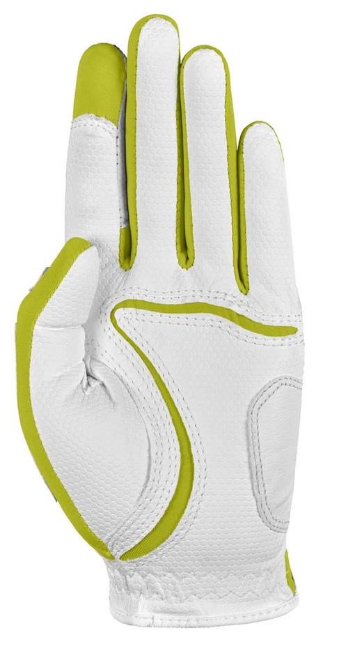 Zoom Zoom Weather guante de golf para hombre, blanco/lima