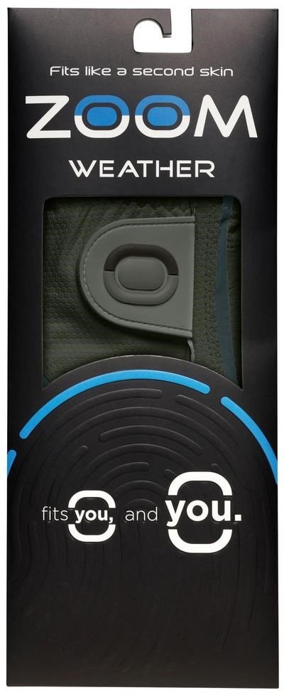 Zoom Zoom Weather guante de golf para hombre, gris
