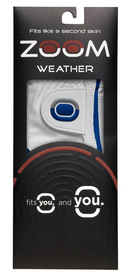 Zoom Zoom Weather guante de golf para hombre, azul