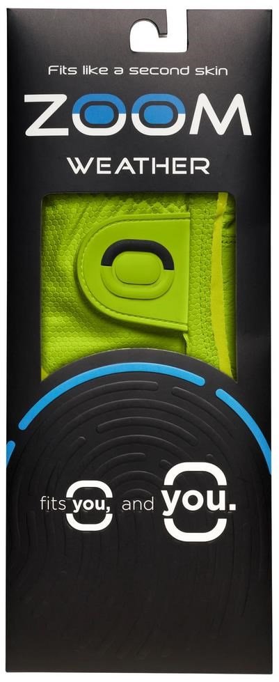 Zoom Zoom Weather guante de golf para hombre, verde