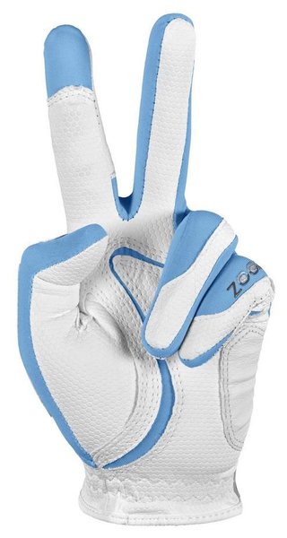 Zoom Zoom Weather guante de golf para mujer, blanco/azul