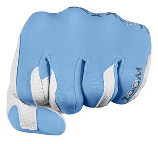 Zoom Zoom Weather guante de golf para mujer, blanco/azul