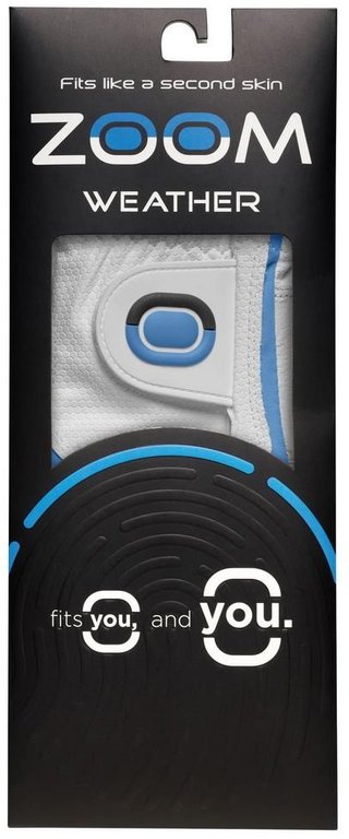 Zoom Zoom Weather guante de golf para mujer, blanco/azul