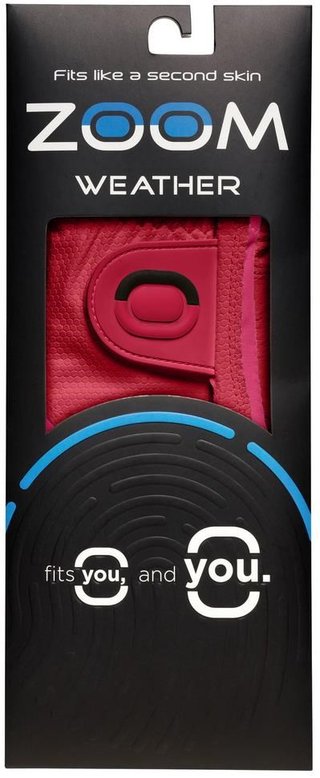 Zoom Zoom Weather guante de golf para mujer, rosa