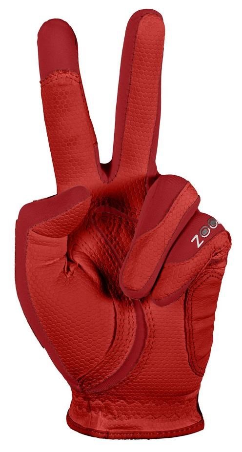 Zoom Zoom Weather guante de golf para mujer, rojo