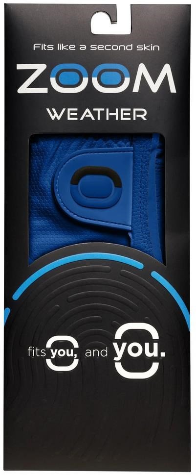Zoom Zoom Weather guante de golf para mujer, azul