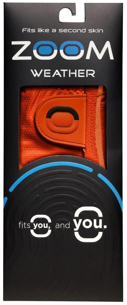 Zoom Zoom Weather guante de golf para mujer, naranja