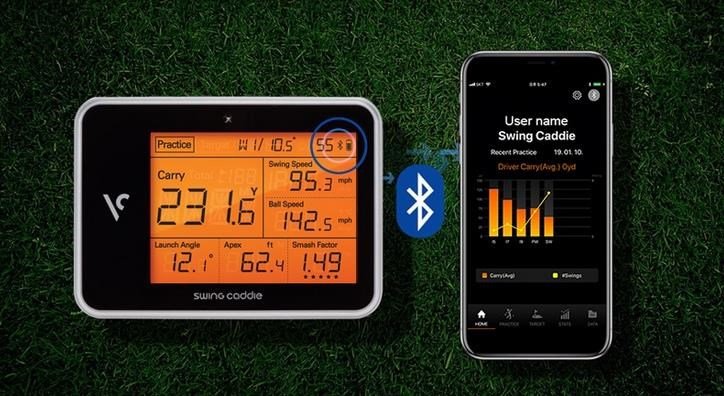 Voice Caddie Swing Caddie SC300 Monitor de Lanzamiento
