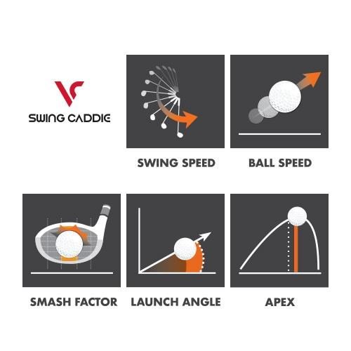 Voice Caddie Swing Caddie SC300 Monitor de Lanzamiento