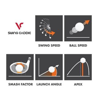 Voice Caddie Swing Caddie SC300 Monitor de Lanzamiento