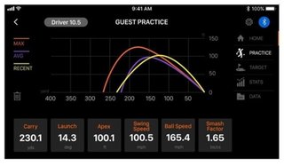 Voice Caddie Swing Caddie SC300 Monitor de Lanzamiento