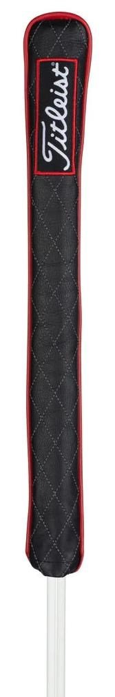 Titleist Jet Black Tour Alignment Stick Cover, negro/rojo