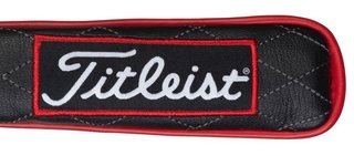 Titleist Jet Black Tour Alignment Stick Cover, negro/rojo