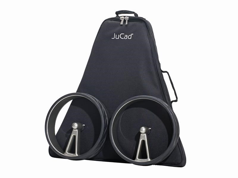JuCad Phantom Titan black on black 2.0 carrito eléctrico + bolsa de transporte