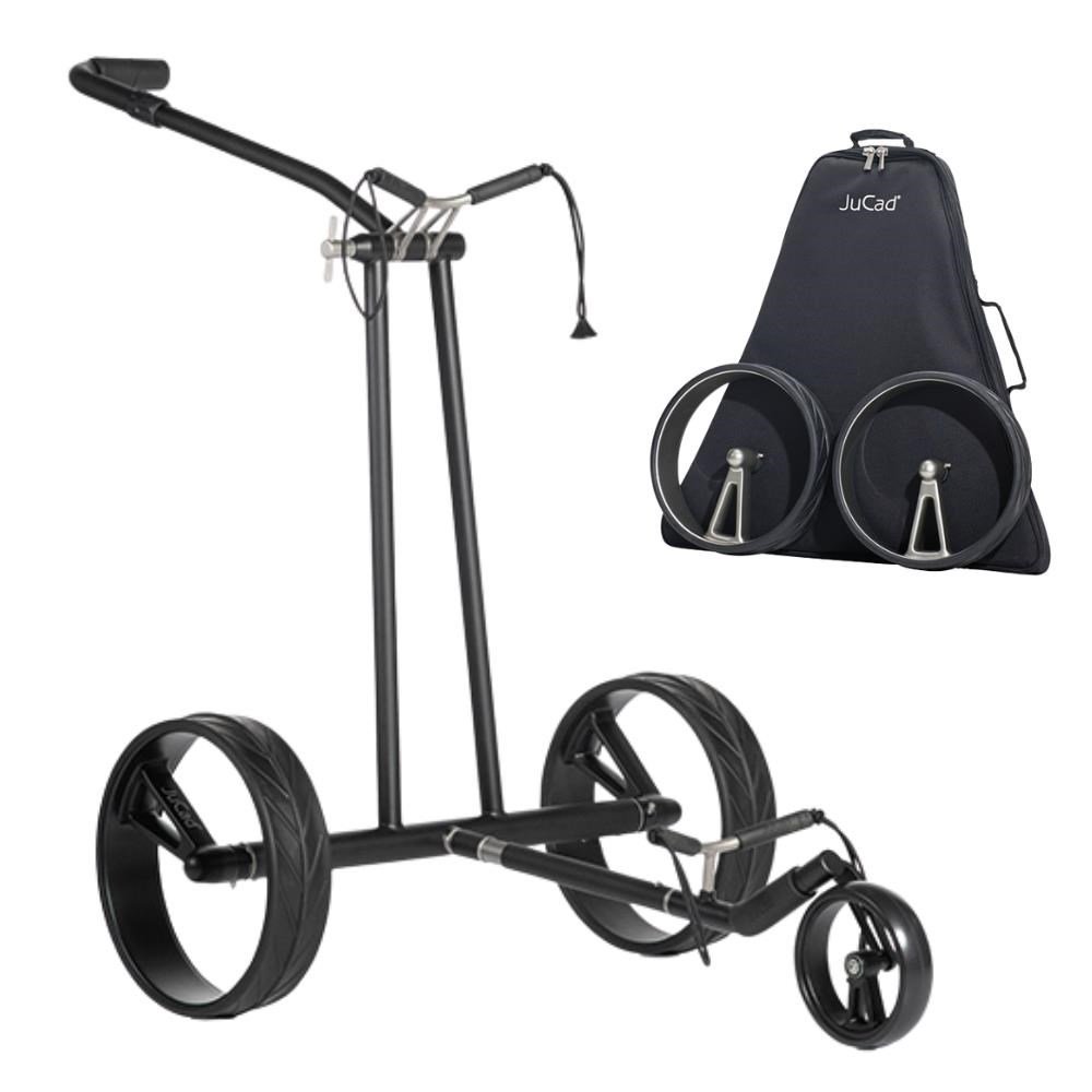 JuCad Phantom Titan black on black 2.0 carrito eléctrico + bolsa de transporte