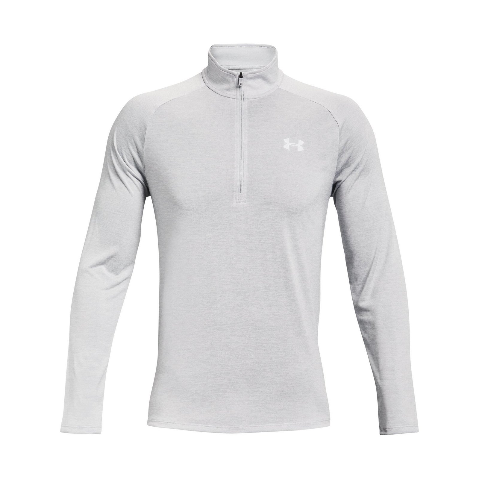 Under Armour Tech 2.0 1/2 Zip camiseta de manga larga para hombre, gris claro