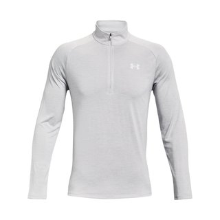 Under Armour Tech 2.0 1/2 Zip camiseta de manga larga para hombre, gris claro