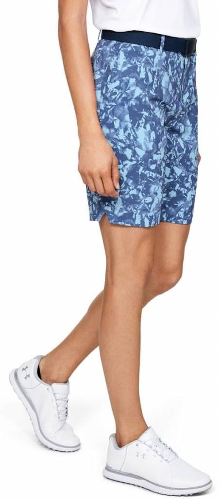 Under Armour Links Printed pantalones cortos de mujer, azules