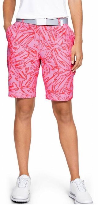 Under Armour Links Printed pantalones cortos de mujer, lipstick