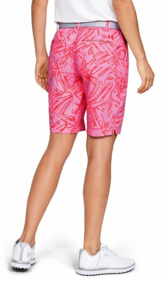 Under Armour Links Printed pantalones cortos de mujer, lipstick